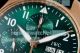 BLS Swiss Copy IWC Schaffhausen Pilot's Chronograph Rose Gold Green Face Watch (3)_th.jpg
